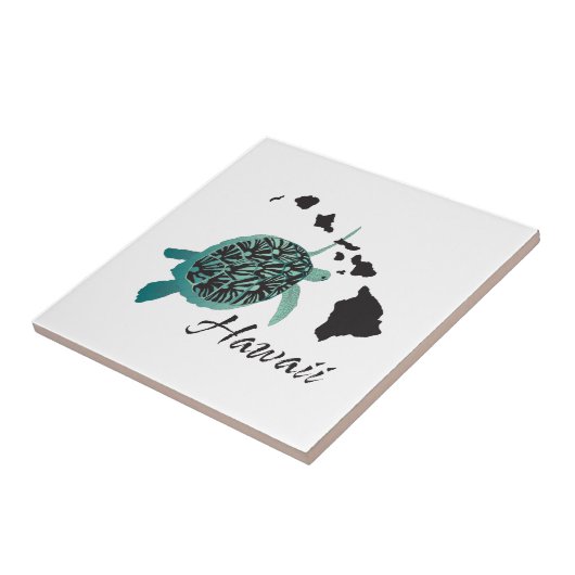 ハワイウミガメ タイル (側面)