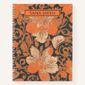 ハワイオハイオパタンV2名スパイラルノート ノートブック (正面)