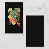 ハワイカメレオンフラワー爬虫類 名刺 (正面/裏面)