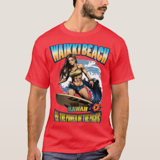 ハワイキキサーフィン80806 Tシャツ