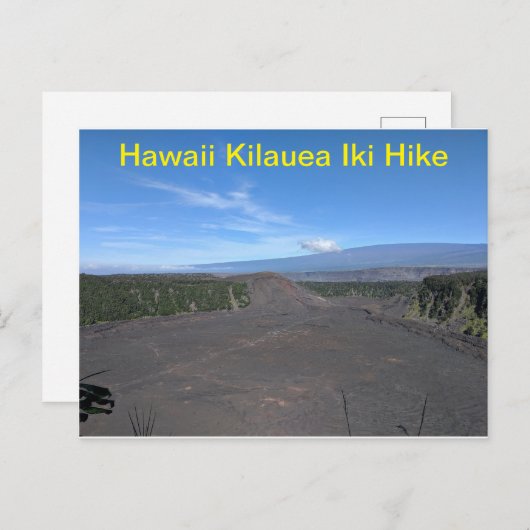 ハワイキラウアイキハイク ポストカード (正面/裏面)