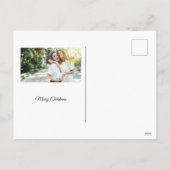 ハワイクリスマスサンタトラベルトロピカルビーチ シーズンポストカード (裏面)