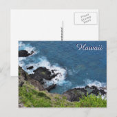 ハワイクリフ海波景勝地 ポストカード (正面/裏面)