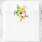 ハワイグリーンシーカメ スクエアシール (バッグ)