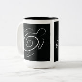 ハワイグリーンシーカメ ツートーンマグカップ (正面左)