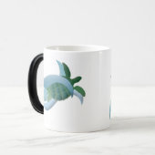 ハワイグリーンシーカメ モーフィングマグカップ (正面左)