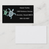 ハワイグリーンシーカメ 名刺 (正面/裏面)