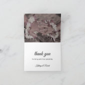 ハワイサンセットオンザビーチ結婚式サンキュー サンキューカード (内部)