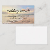 ハワイサンセットオンザビーチ エンクロージャーカード (正面/裏面)