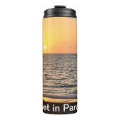 ハワイサンセットカスタマイズ可能な写真 タンブラー (正面)