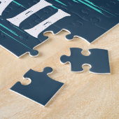 ハワイサンセットサンライズグラフィック時事雨林 ジグソーパズル (側面)