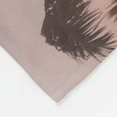 ハワイサンセットデザインフリースブランケット フリースブランケット (角)