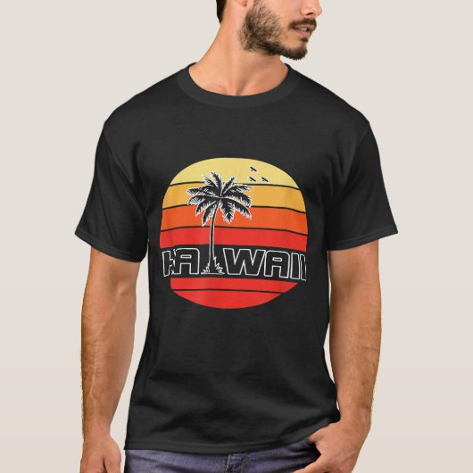 ハワイサンセットパームTシャツ Tシャツ (正面)