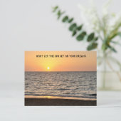 ハワイサンセット ポストカード (スタンド正面)