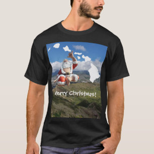 ハワイサンタクロースおよびハワイ諸島 Tシャツ