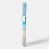 ハワイサンディビーチ海ブルー金ゴールド紙吹雪名 Case-Mate iPhoneケース (裏面 / 右)