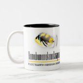 ハワイサートフィッシュ – フムフムヌクヌクアプア ツートーンマグカップ (左)