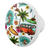 ハワイサーフィンパターン セラミックノブ (右)