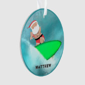 ハワイサーフィンホリデーギフト オーナメント (正面)