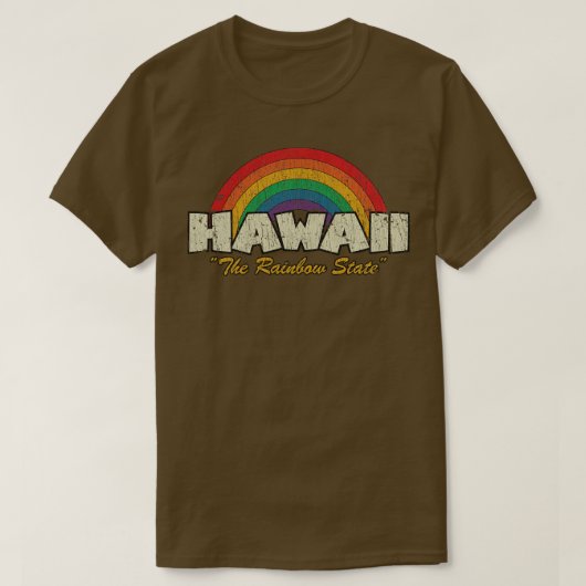 ハワイザレインボー州1986 Tシャツ (デザイン正面)
