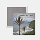 ハワイスクエアマグネット マグネット (正面/裏面)