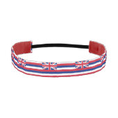 ハワイスリップまたは滑ること州旗付きノンヘッドバンド アスレチックヘッドバンド (正面)