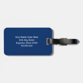 ハワイターコイズ海写真ライドザウェーブズ引用文 ラゲッジタグ (裏面横)