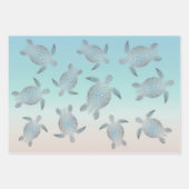 ハワイタートルズマーティム航海の ラッピングペーパーシート (正面)