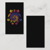 ハワイタートルトロピカラフルカル 名刺 (正面/裏面)