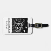 ハワイタートル ラゲッジタグ (正面横)