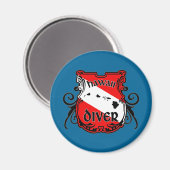 ハワイダイバー マグネット (正面/裏面)