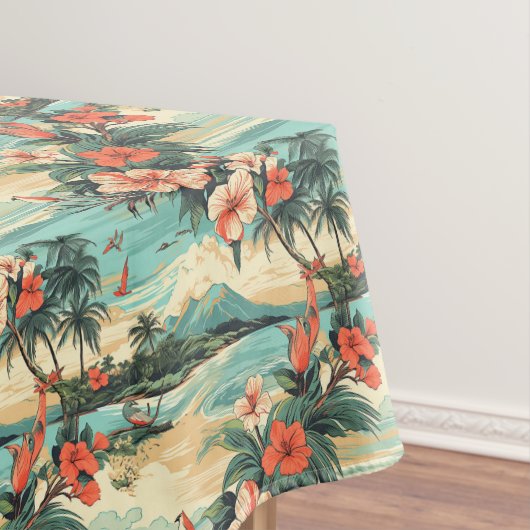 ハワイテーマビーチパーティーテーブルクロス テーブルクロス (インサイチュ)