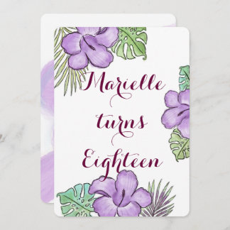 ハワイテーマ 招待状