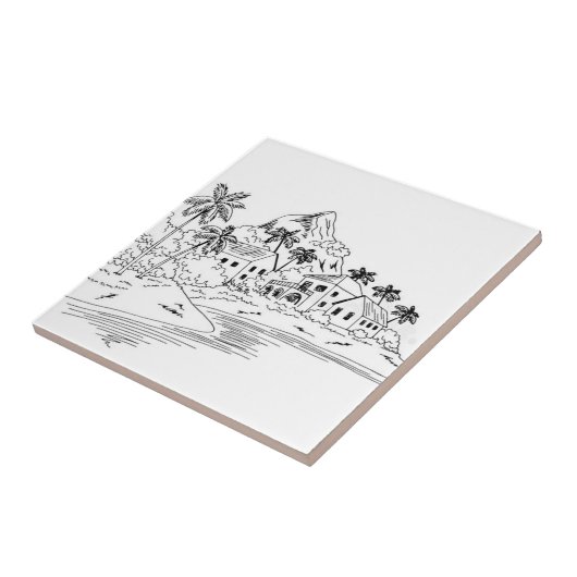 ハワイデザイン タイル (側面)