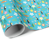 ハワイトゥーカンサーフヴィンテージ ラッピングペーパー (ロールコーナー)