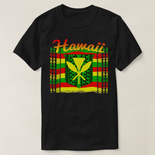ハワイトバルカナカマオリ Tシャツ (デザイン正面)