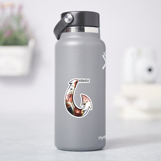 ハワイトバルフックHIFlag シール (HydroFlask)