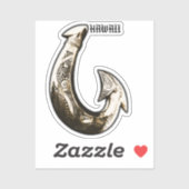 ハワイトライバルフック シール (シート)