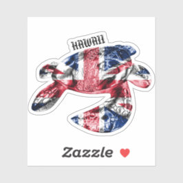 ハワイトライバルホヌHIFlag シール