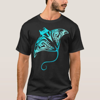 ハワイトライバルマンタレイハワイアンシャーク恋人.png tシャツ