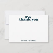 ハワイトロピカルパーム葉ルアウ（ハワイ式宴会）ブライダルシャワー サンキューカード (正面)