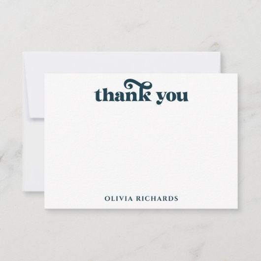 ハワイトロピカルパーム葉ルアウ(ハワイ式宴会)ブライダルシャワー サンキューカード (正面)