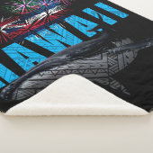 ハワイニーポリネシアの部族のハンプバック花火 シェルパブランケット (3/4)