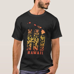 ハワイハイハワイアンアイランズマップサーフサーファーHilo Ma Tシャツ
