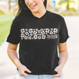 ハワイハイビスカストロピカルサマービーチバケーション Tシャツ