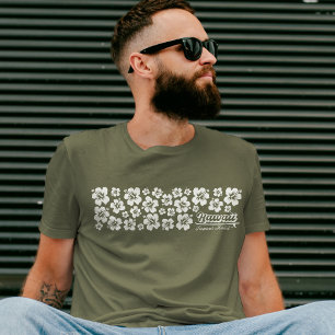 ハワイハイビスカストロピカルサマービーチバケーション Tシャツ