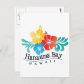 ハワイハイビスカスフラワーズ ポストカード (正面/裏面)