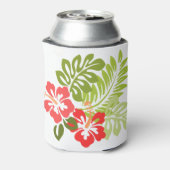 ハワイハイビスカスフローラフローラ花咲き 缶クーラー (缶裏面)