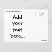 ハワイハガキからのウミガメ・アロハ ポストカード (裏面)