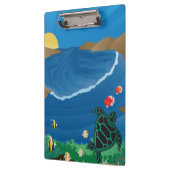 ハワイハナウマベイカメ クリップボード (左)